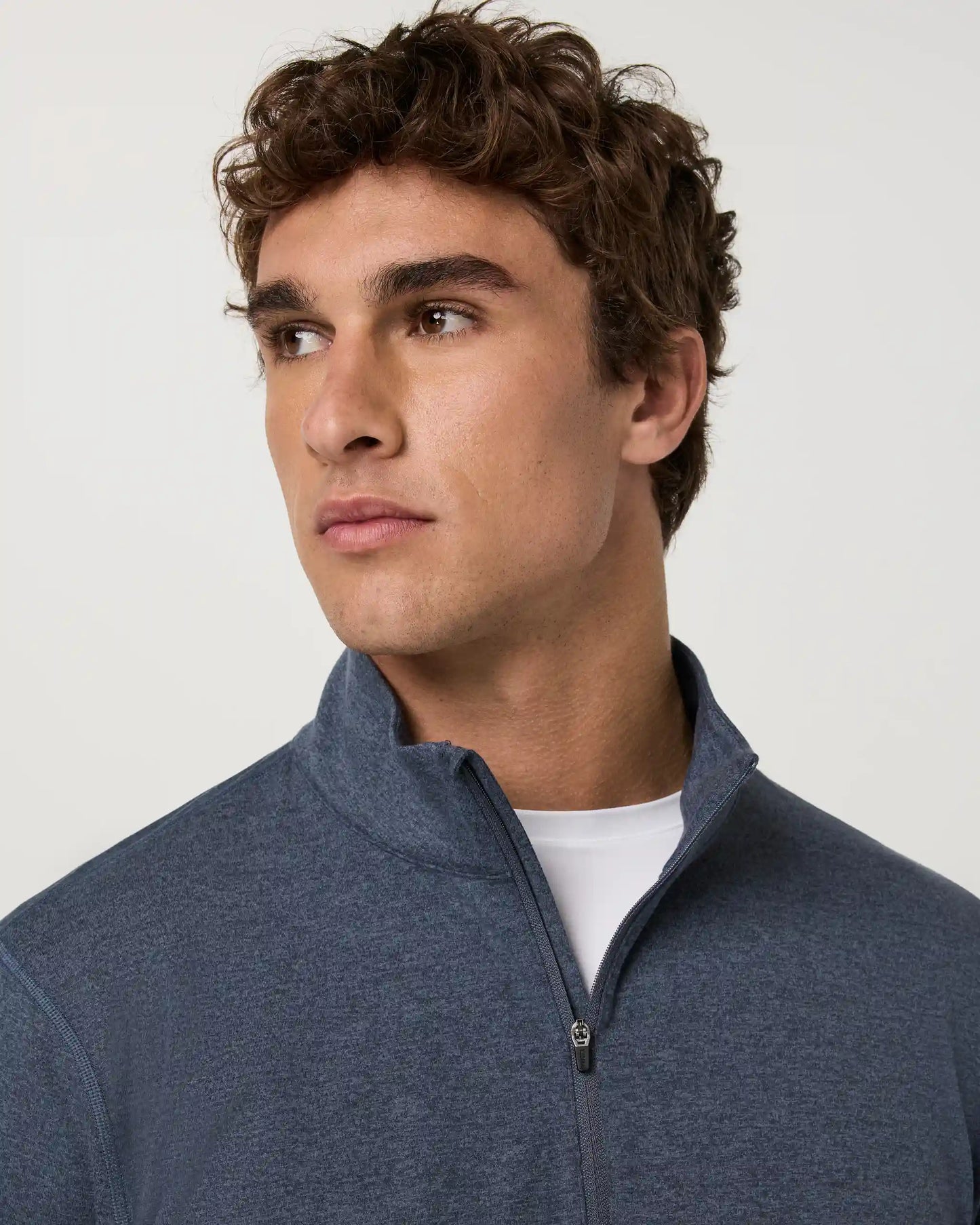 Ponto Half Zip Mock Neck