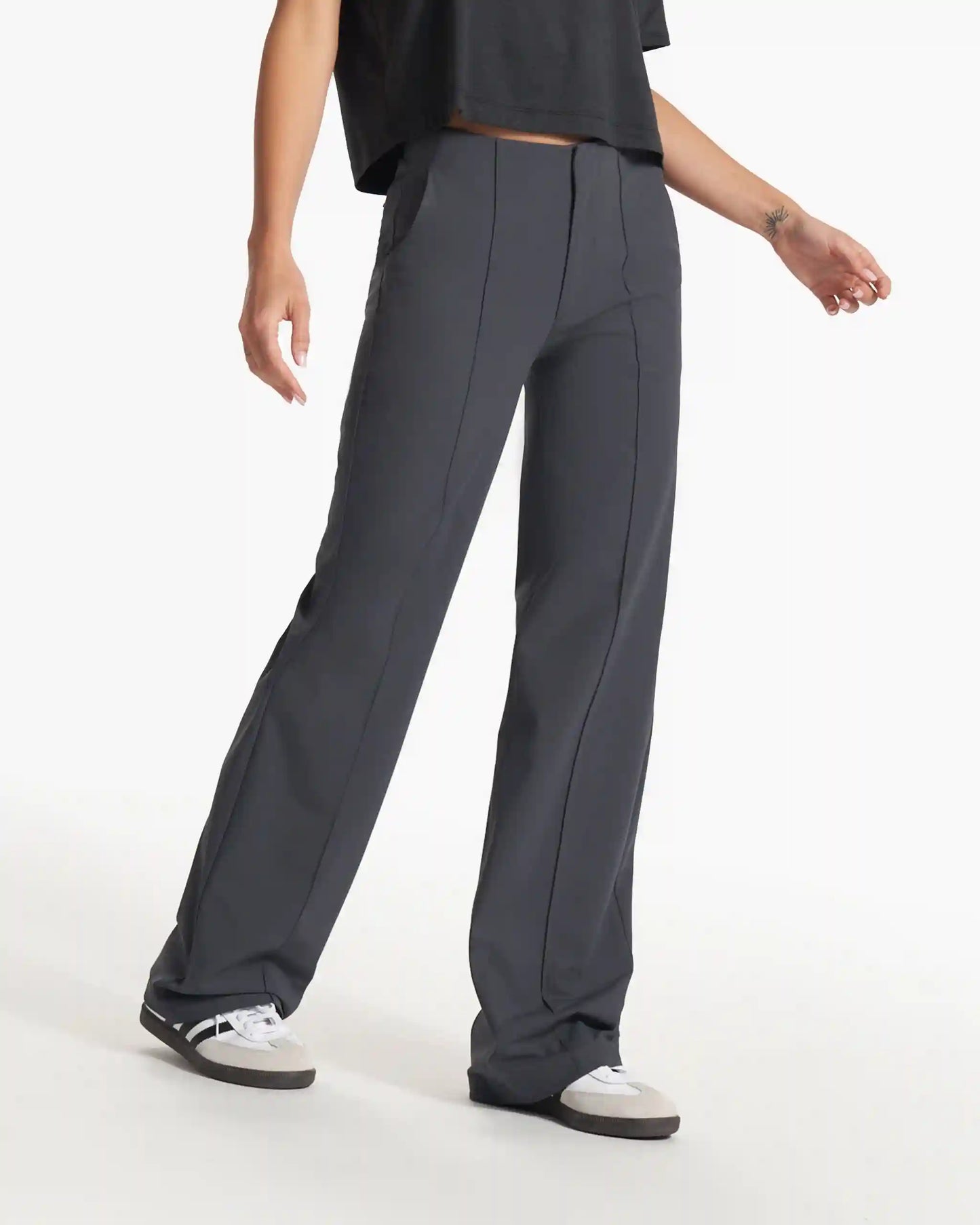 Womens Vuori Meta™ Wideleg Pant - Long