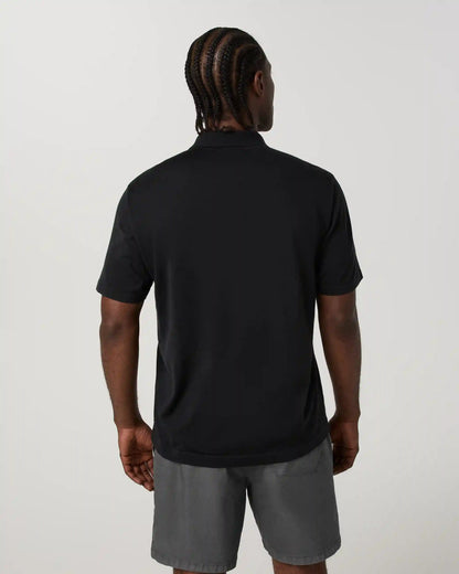 Short Sleeve Merino Wool Sweater Polo