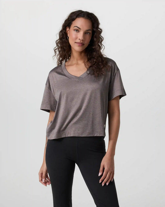 Short Sleeve Energy V-Neck Tee