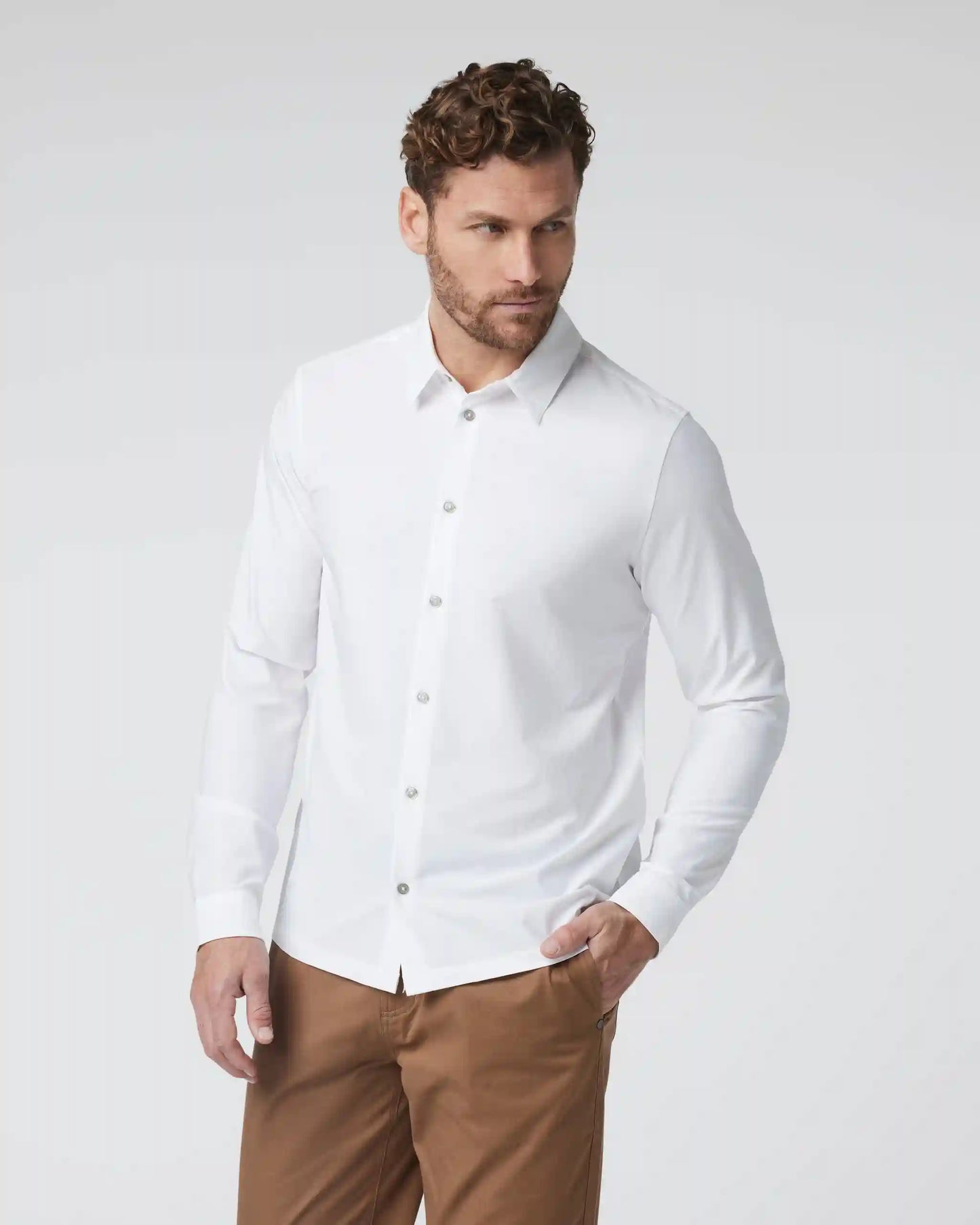 Long Sleeve Manhattan Button Down
