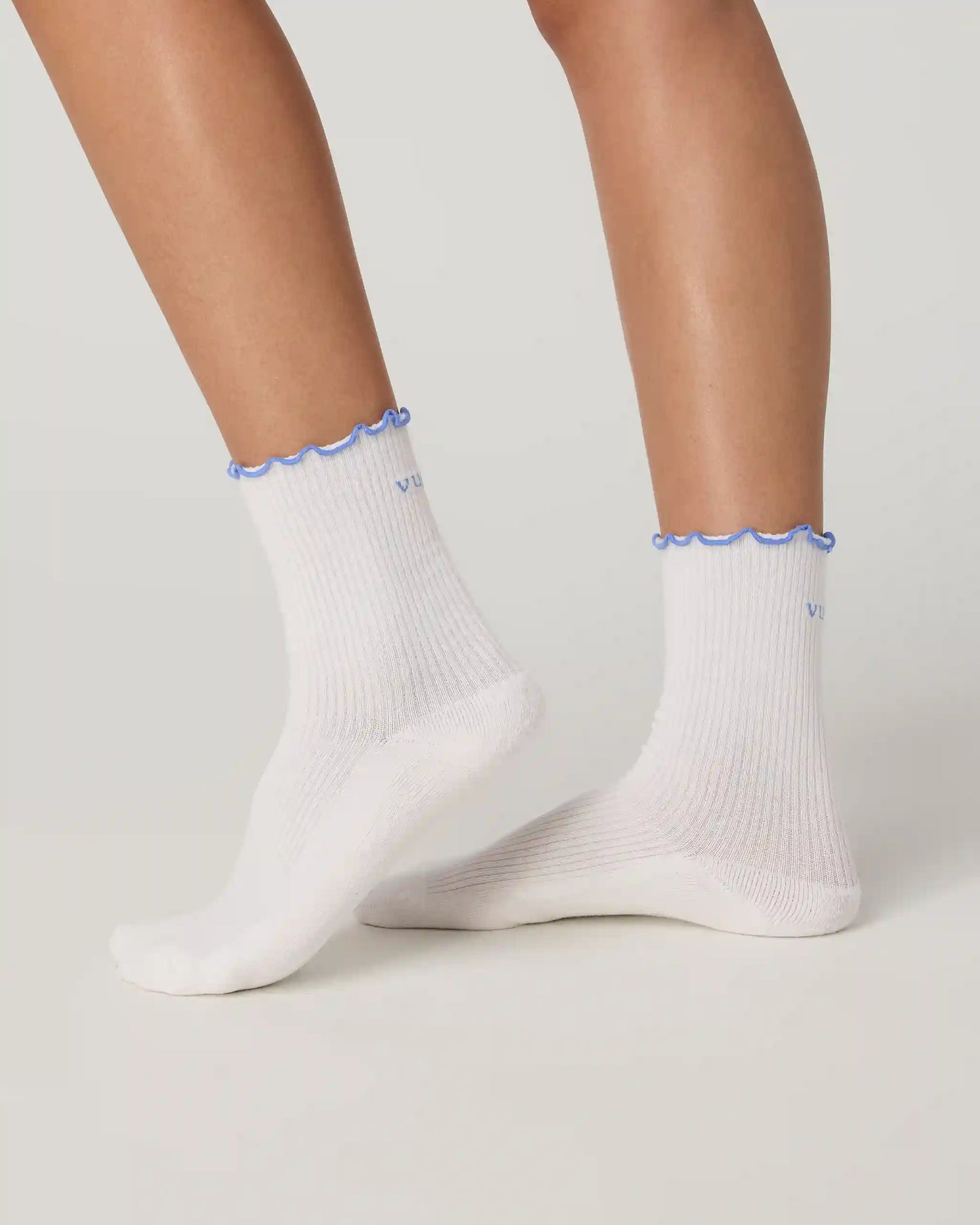 Half Crew Ruffle Sock