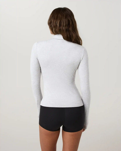 Long Sleeve Halo Double Zip Top