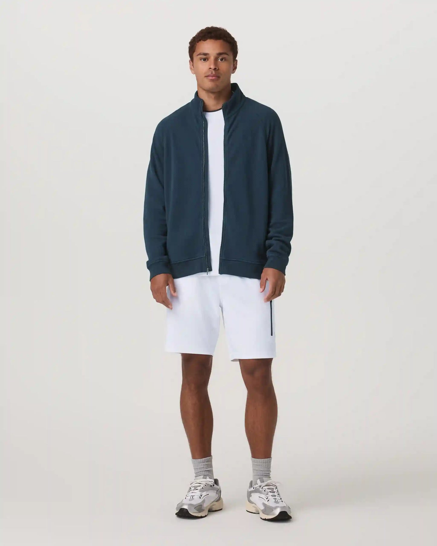 Pique Fleece Track Jacket