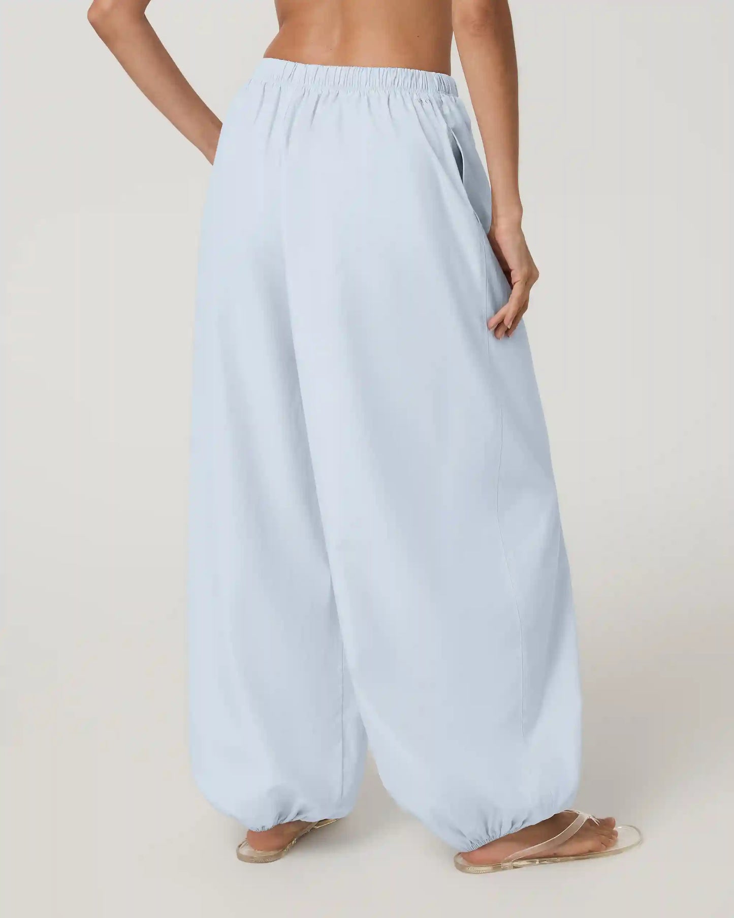 Coastal Poplin Balloon Pant