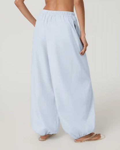 Coastal Poplin Balloon Pant