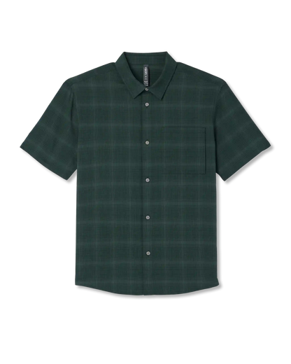Short Sleeve Plaid Button Down Shirt