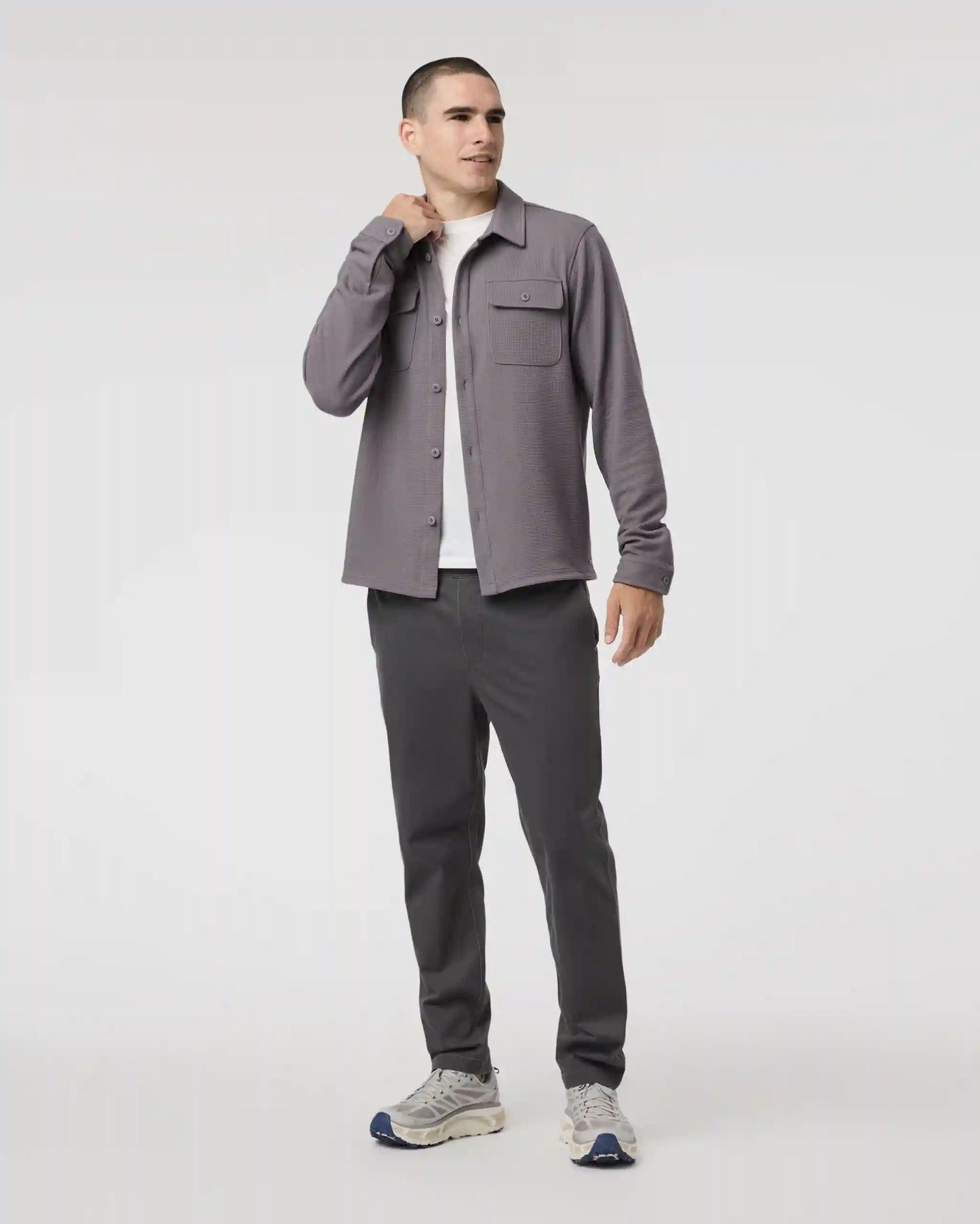 Waffle Shirt Jacket