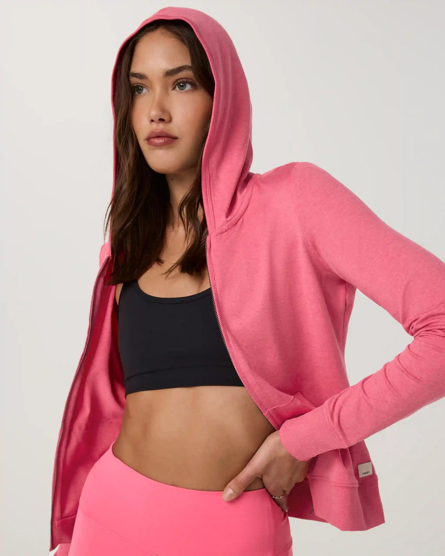 Halo Mini Full Zip Hoodie - Long