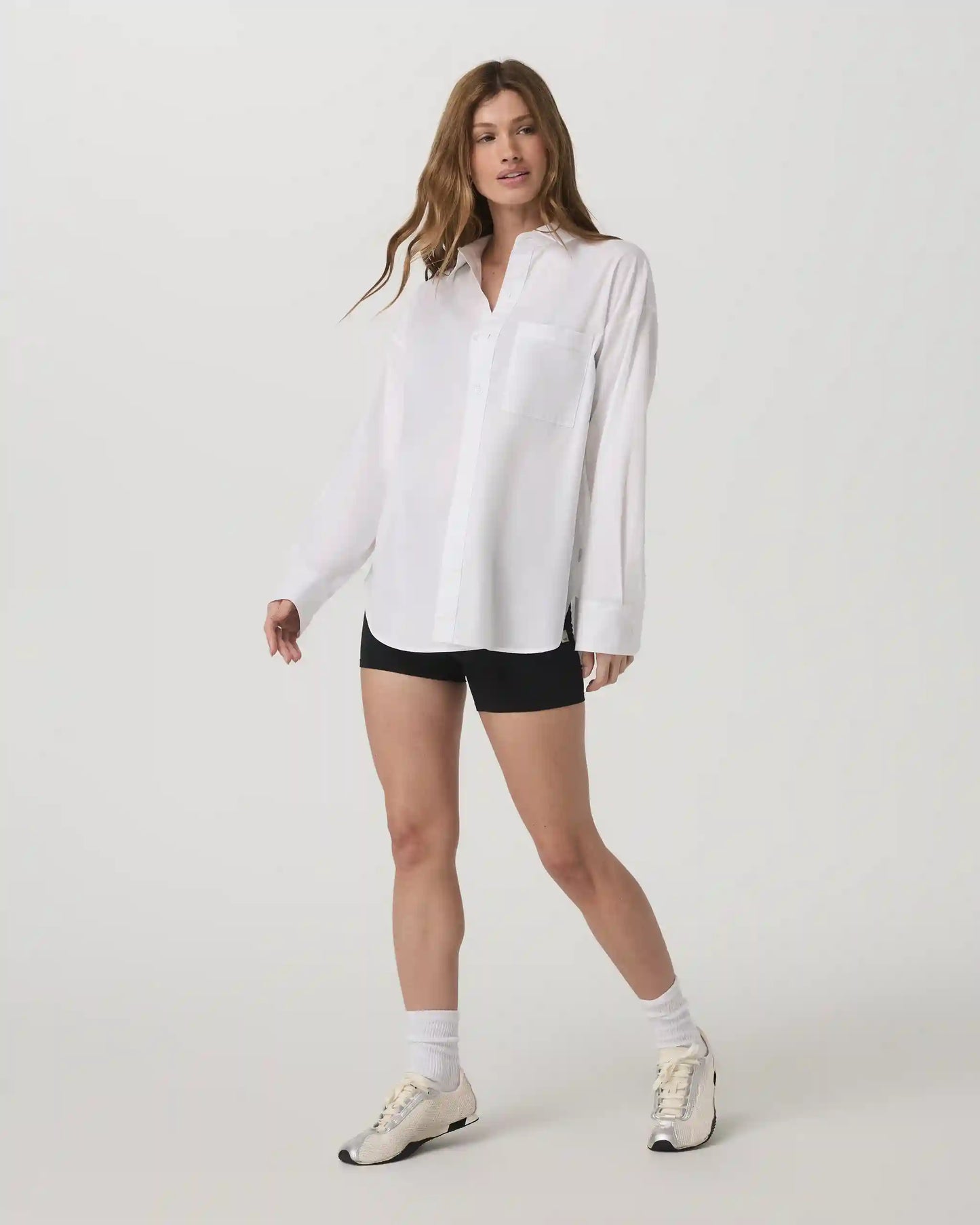 Long Sleeve Kensington Relaxed Button Down