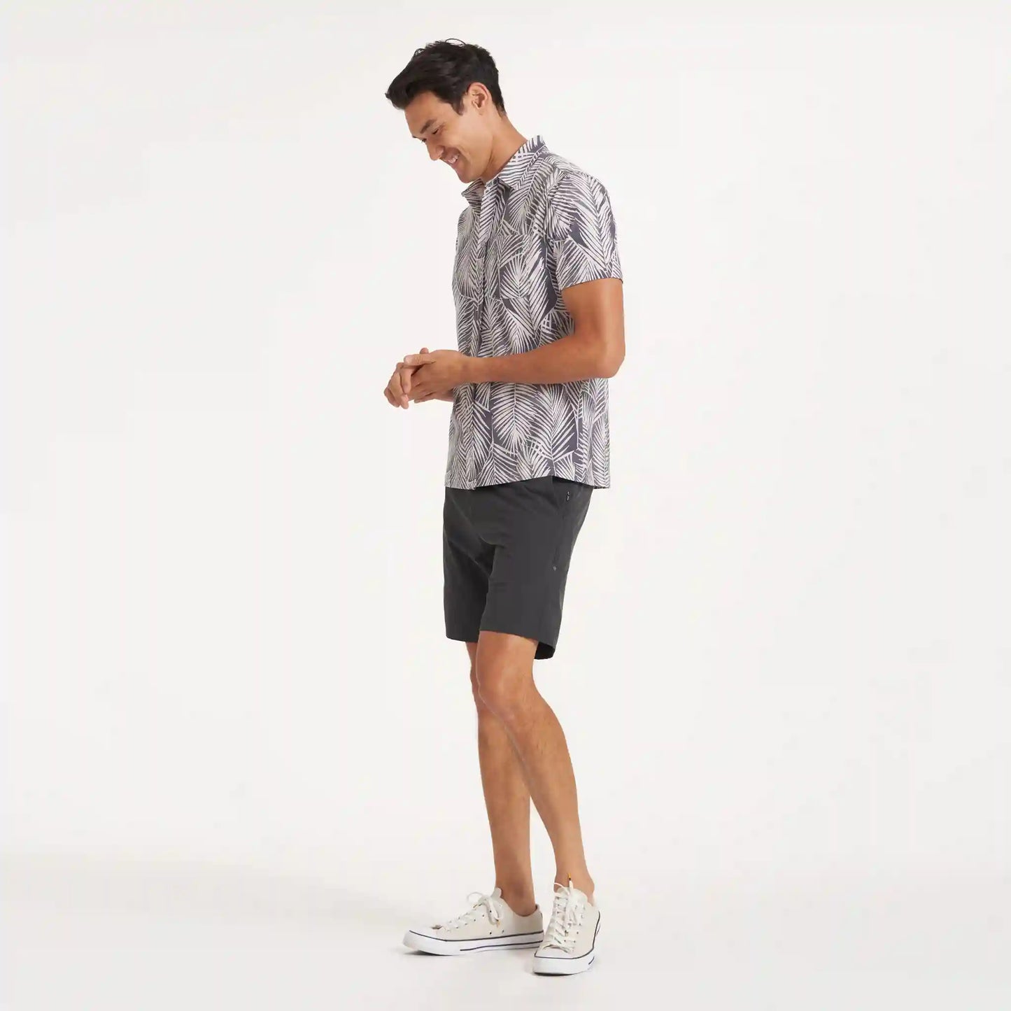 Short-Sleeve Bridge Button Down