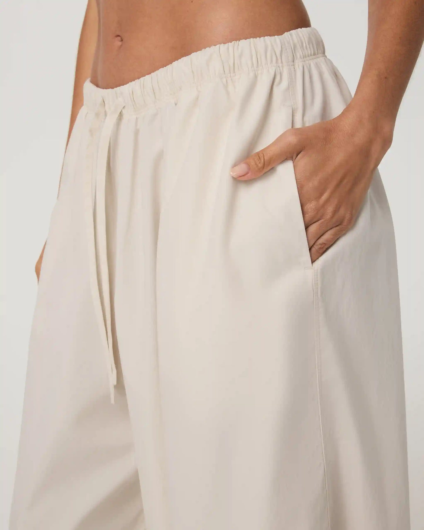 Coastal Poplin Balloon Pant