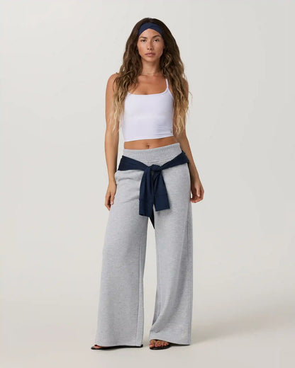 Sedona Midrise Wideleg Sweatpant - Long