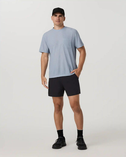 Short Sleeve Micro Waffle Tee - Relaxed Fit