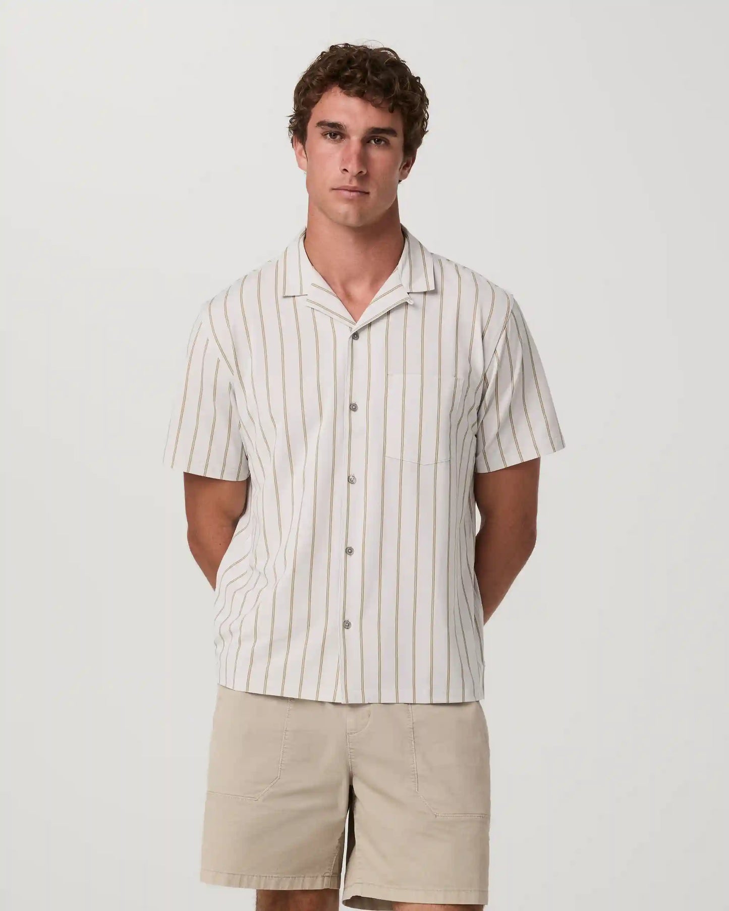 Short Sleeve Bridge Shirt - Camp Collar