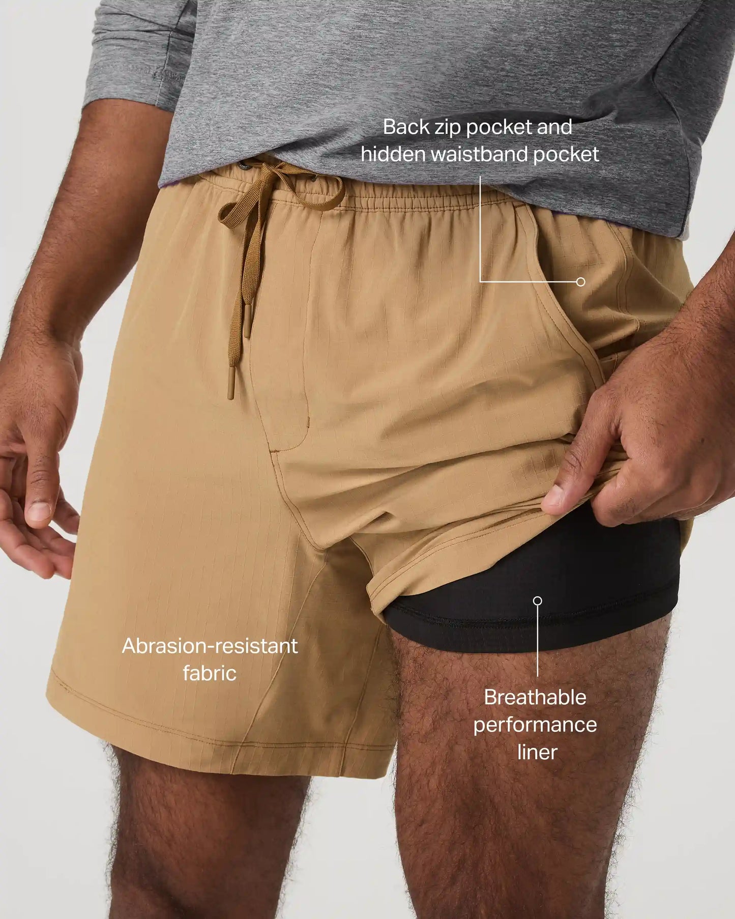 Vuori HardKore Short Lined 7"