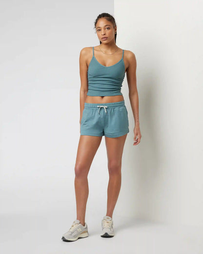 Rib Ruched Tank