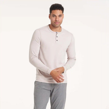 Long-Sleeve Ease Performance Henley