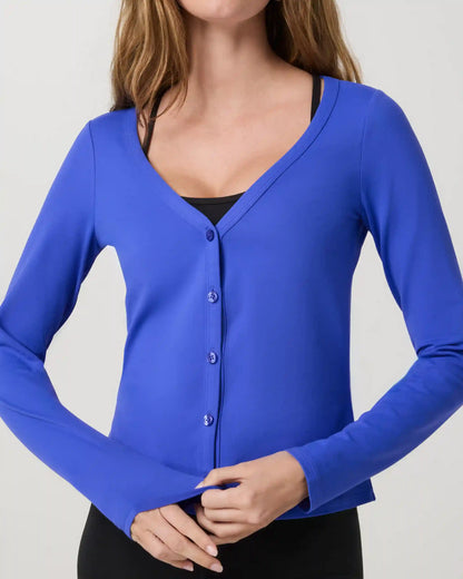 Long Sleeve Halo V-Neck Cardigan
