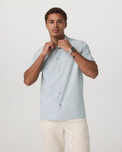 Short Sleeve Manhattan Button Down