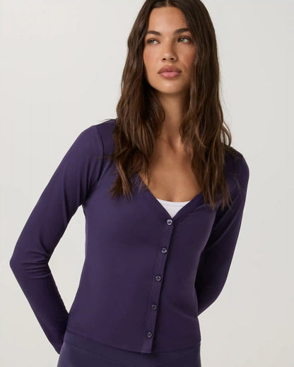 Long Sleeve Halo V-Neck Cardigan