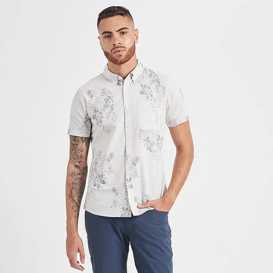 Crest Short Sleeve Button-Down