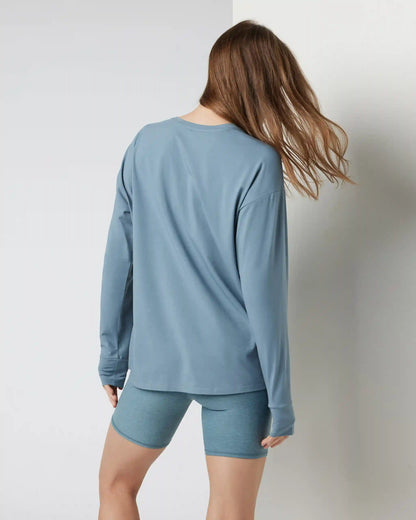 Long-Sleeve Feather Tee