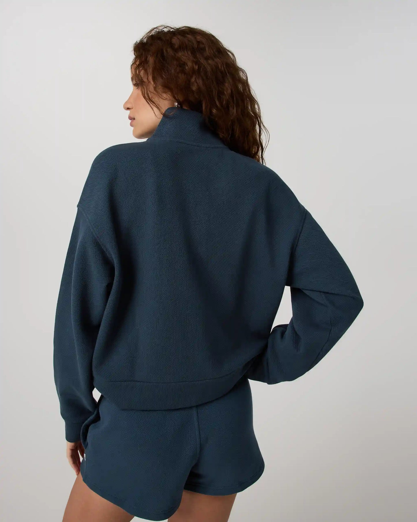 Pique Fleece Half Zip