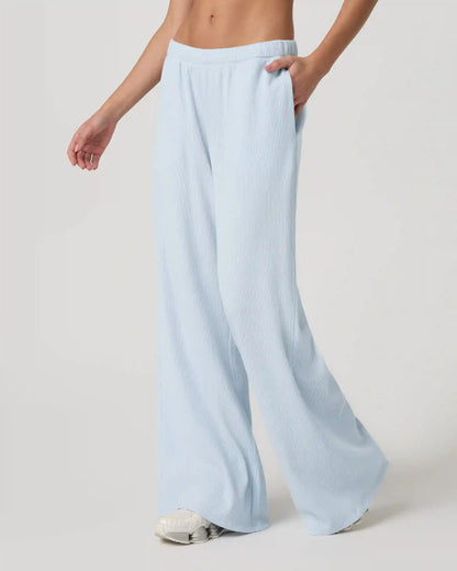 Waffle Wideleg Pant