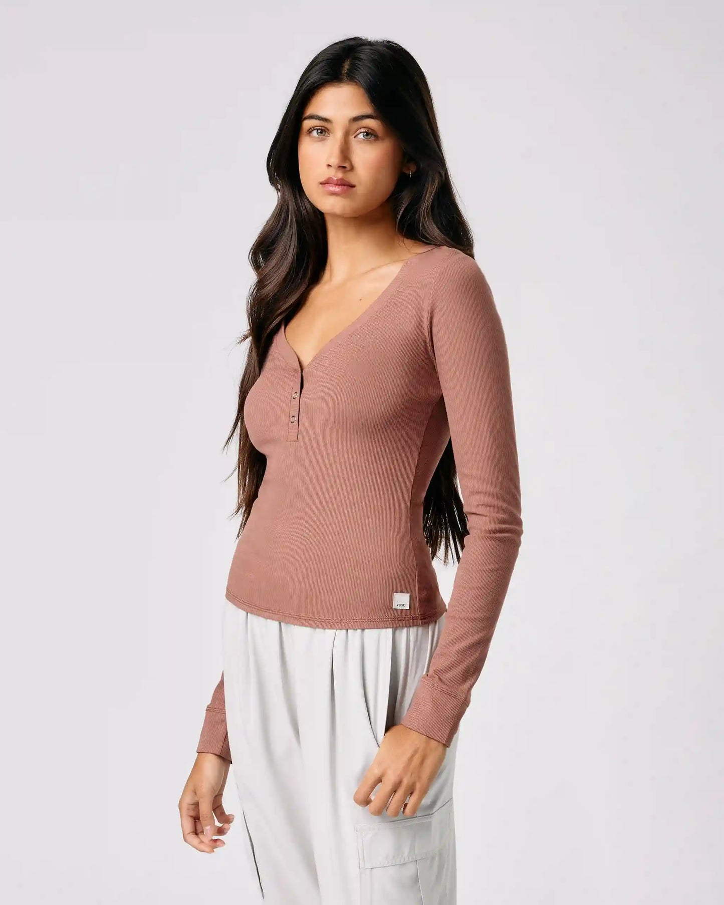 Long Sleeve Pose Henley