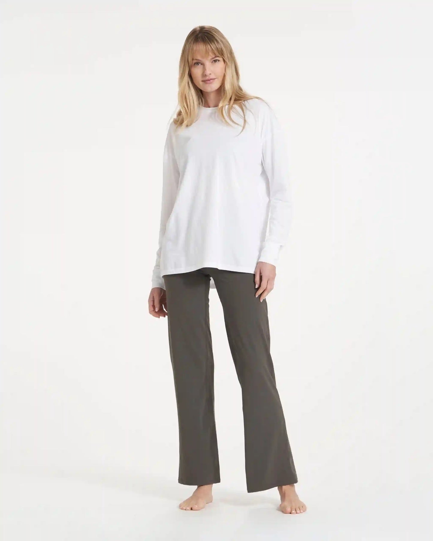 Long-Sleeve Feather Tee