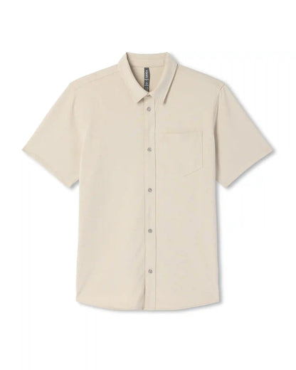 Short Sleeve Knit Oxford Button Down - Classic Fit