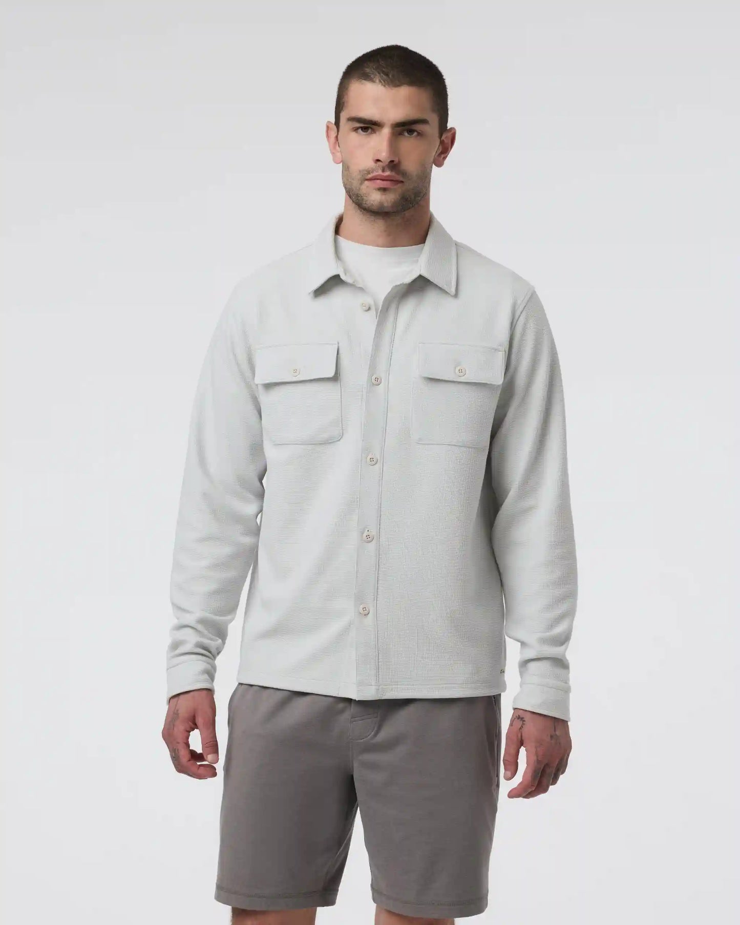Waffle Shirt Jacket