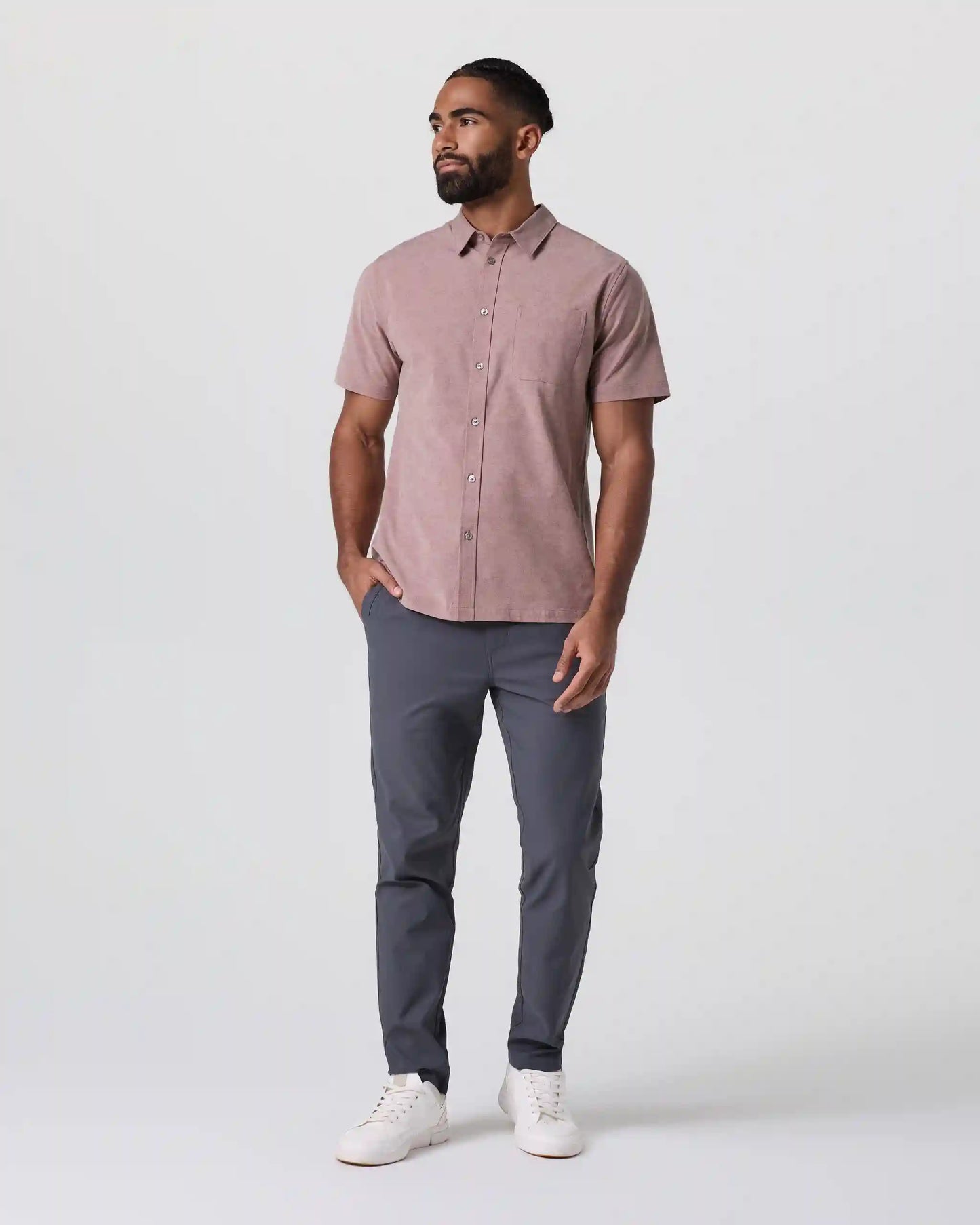 Short Sleeve Bridge Button Down