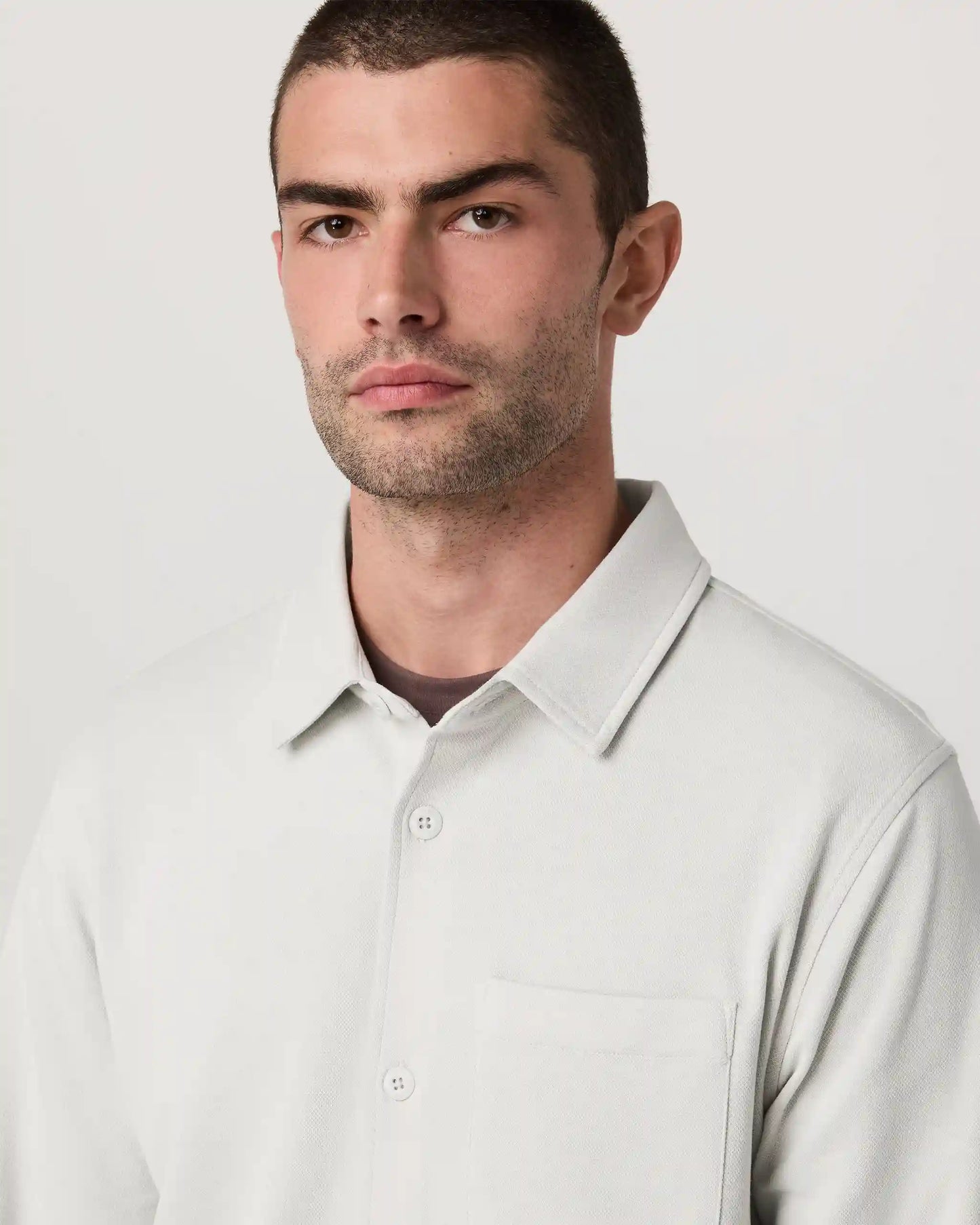 Long Sleeve Jeffreys Button Down Overshirt