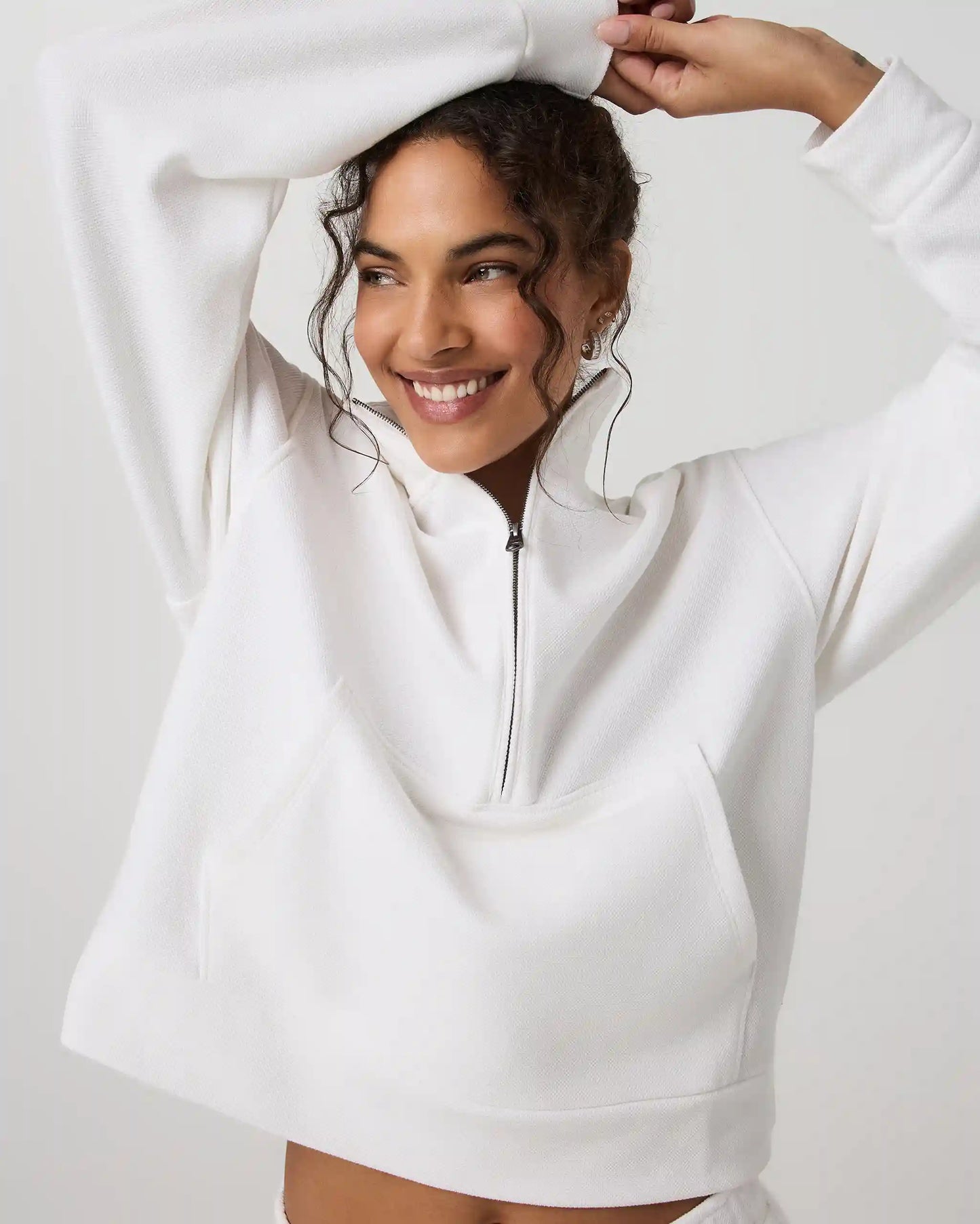 Pique Fleece Half Zip