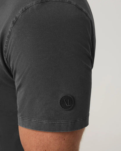 Short Sleeve Feather Polo