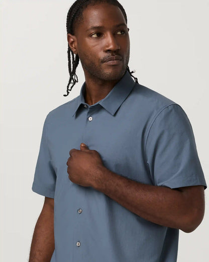 Short Sleeve Manhattan Button Down