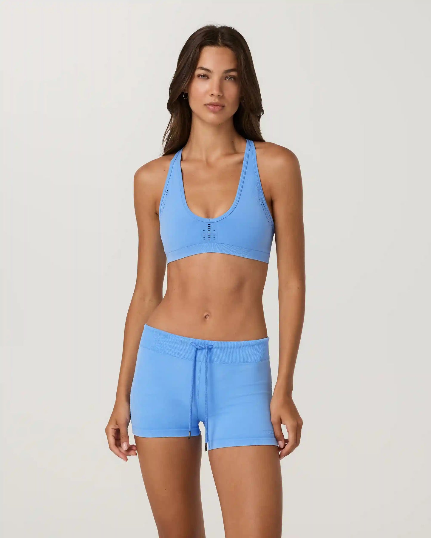Pointelle Seamless V Neck Bra