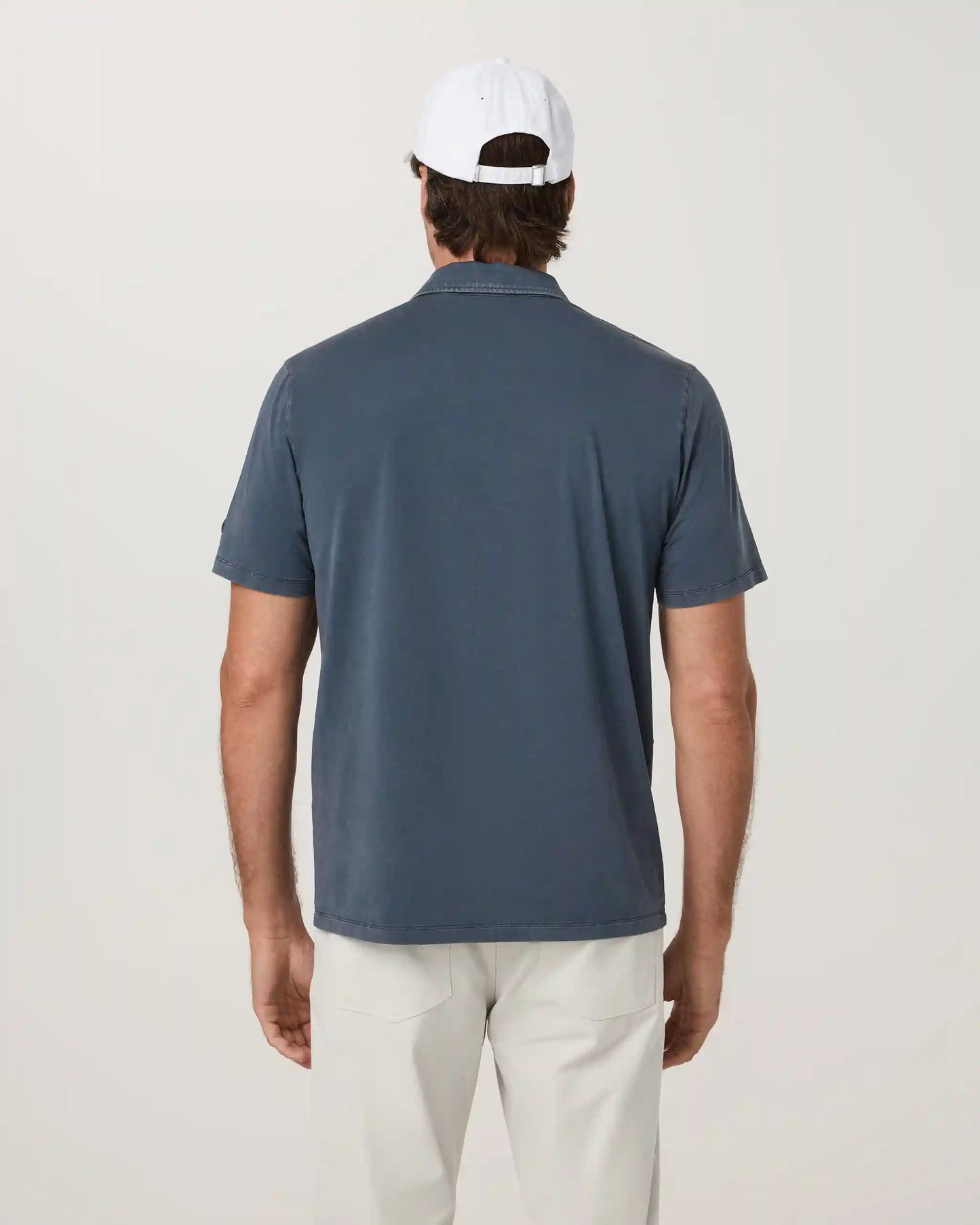 Short Sleeve Feather Polo