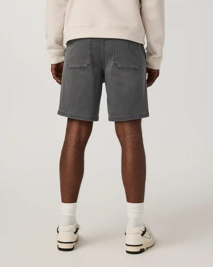Benton Twill Elastic Waist Short 8"