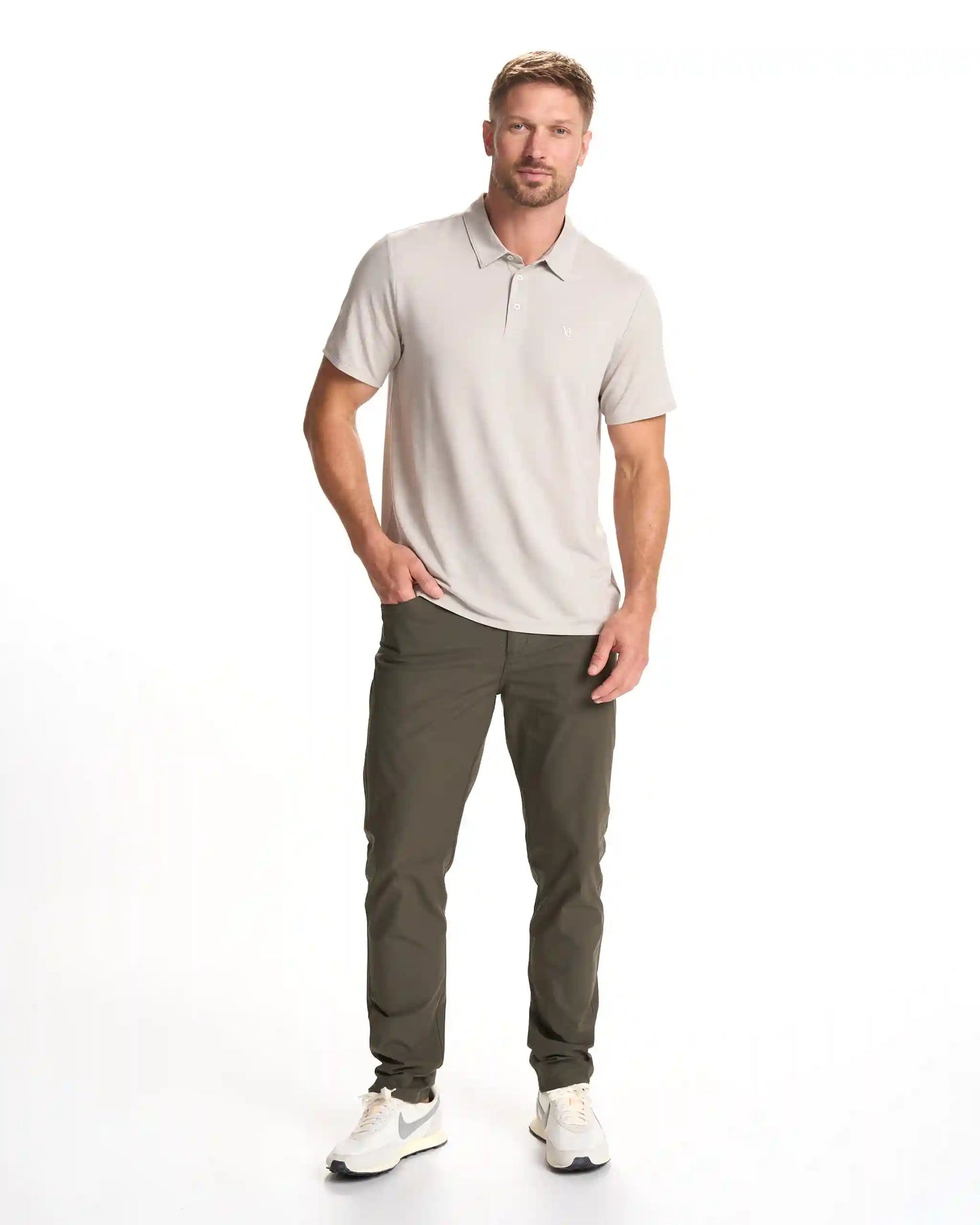 Knit Twill Polo