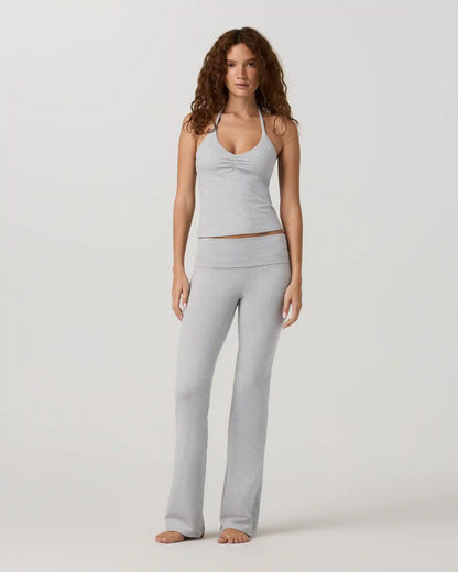 Halo Halter Ruched Top