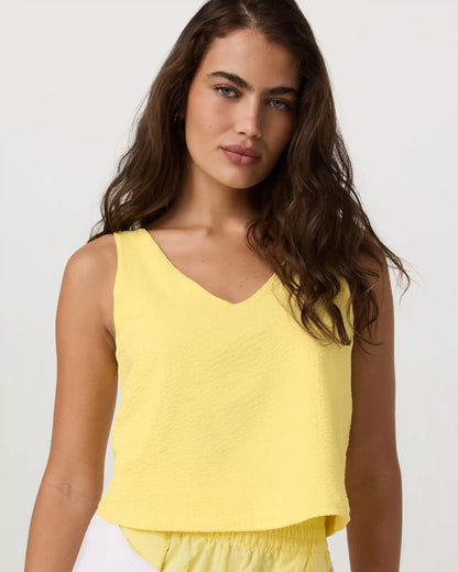Villa Textured Crop Tank