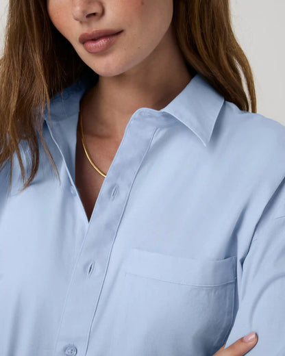 Long Sleeve Kensington Relaxed Button Down