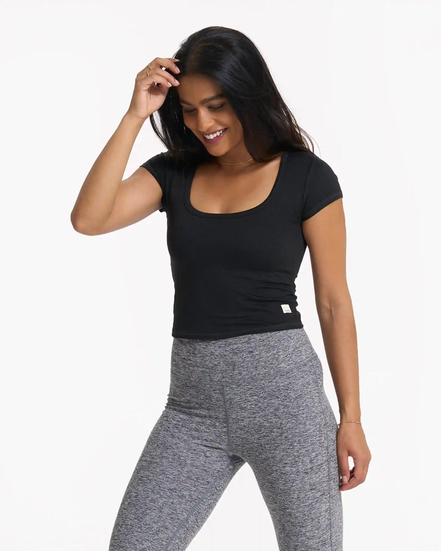 Short Sleeve Halo Crop