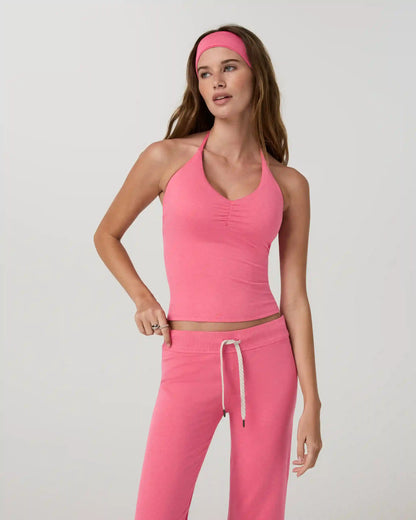 Halo Halter Ruched Top