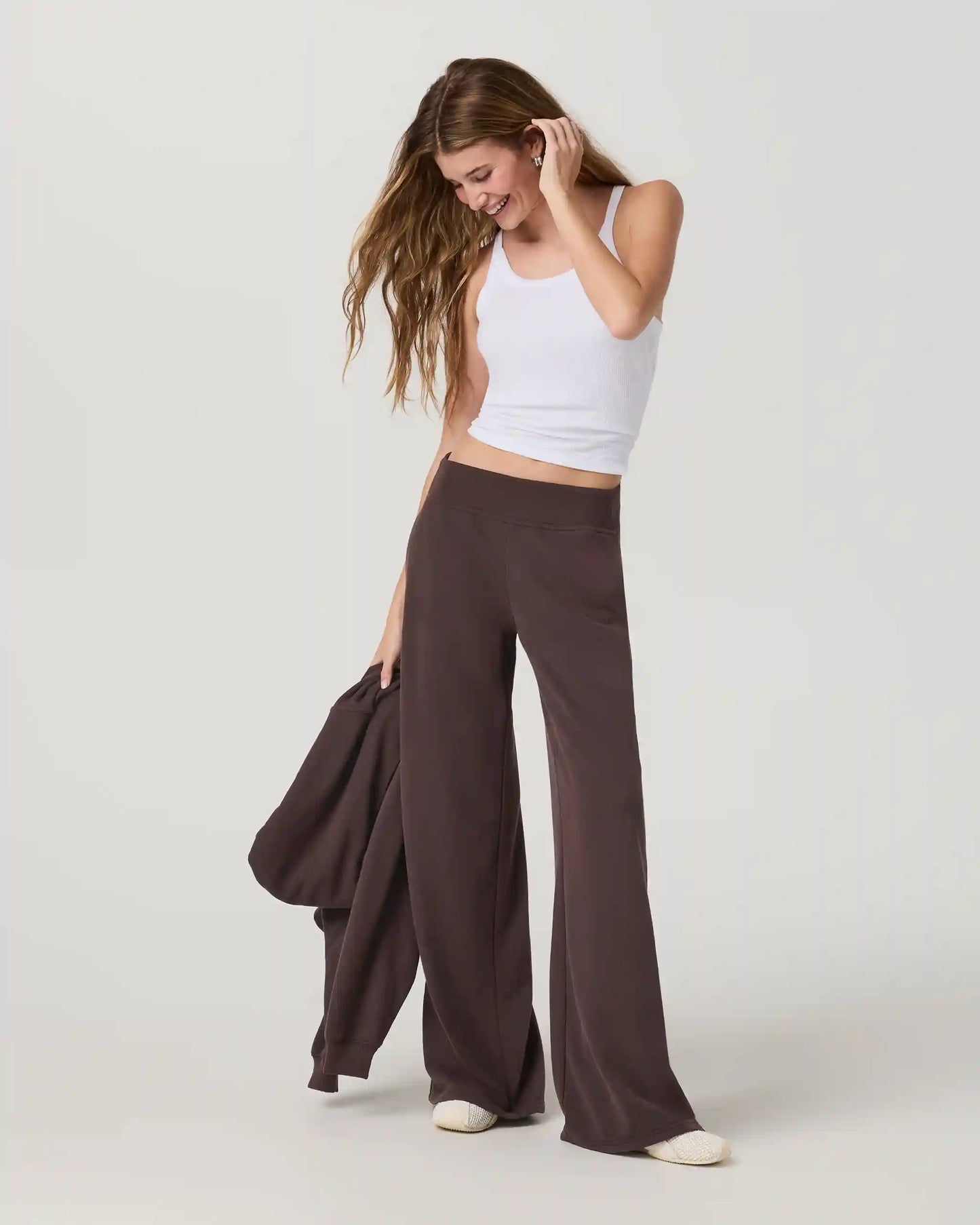Sedona Midrise Wideleg Sweatpant