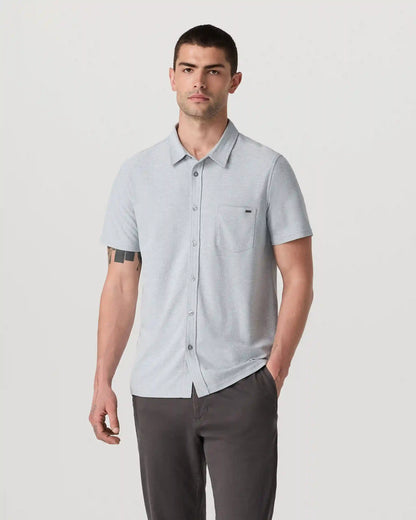Short Sleeve Ace Button Down