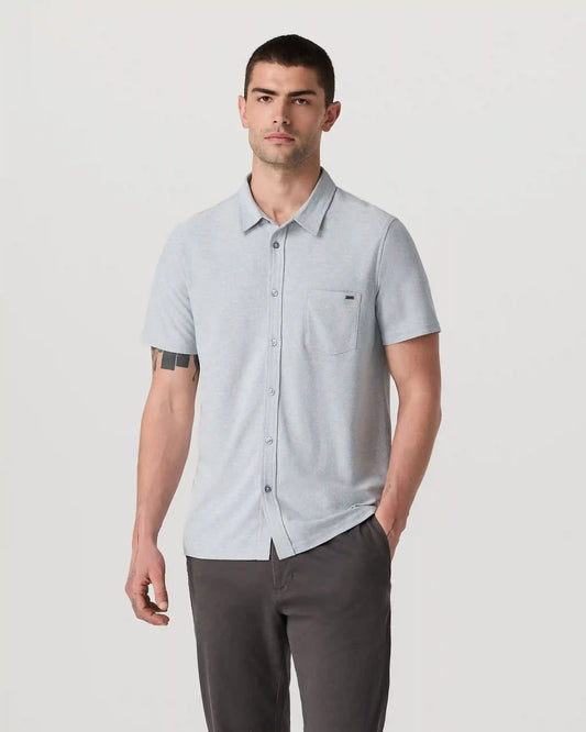 Short Sleeve Ace Button Down